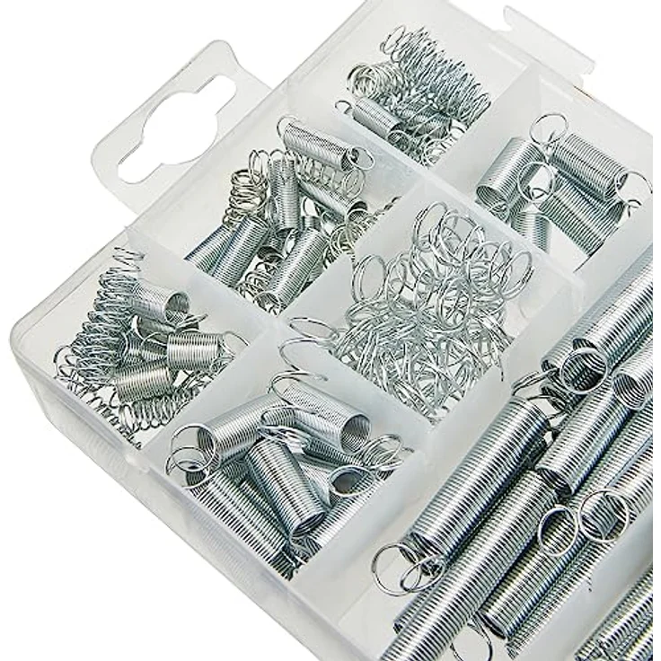 Fixman Druck-und Zugfedern-Sortiment 200-teilig, 1 Stück, grau, 885554 – Bild 3