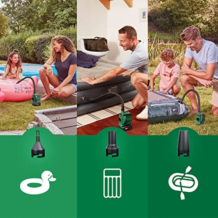 Bosch Home & Garden, Kompressor, EasyInflate 18V-500 (0.03 Bar, 530 l) – Bild 4