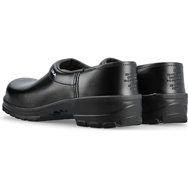 Sika Clog 125 Comfort, rutschhemmender Arbeitsschuh aus Permair® Leder, schwarz, Größe 46 – Bild 7