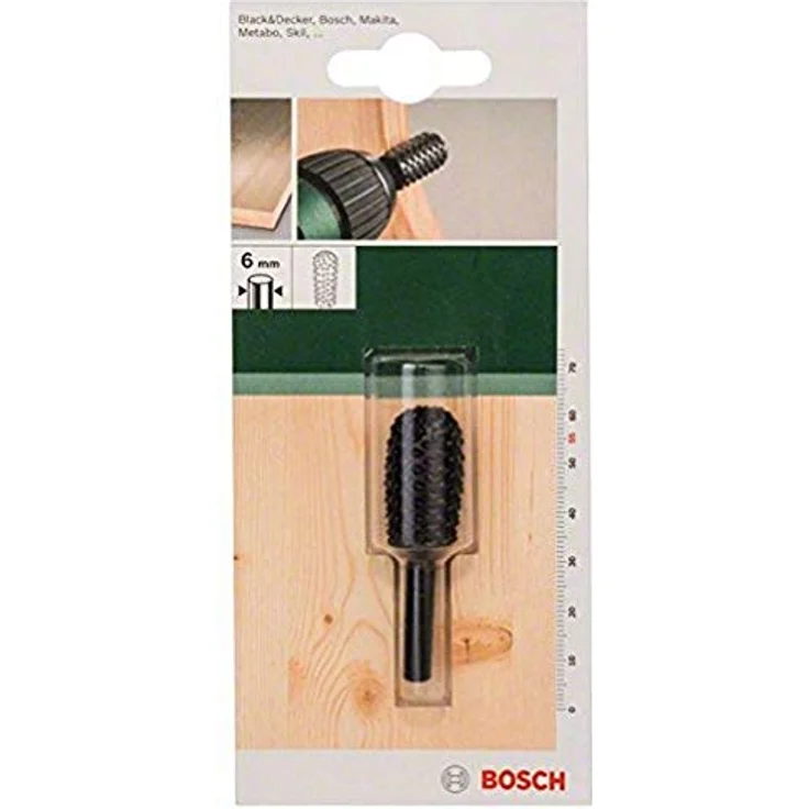 Bosch DIY Holzraspel konkav, Ø 15 mm, geeignet für Weichholz und Hartholz, für Bohrmaschinen mit Rundschaftbohreraufnahme – Bild 1