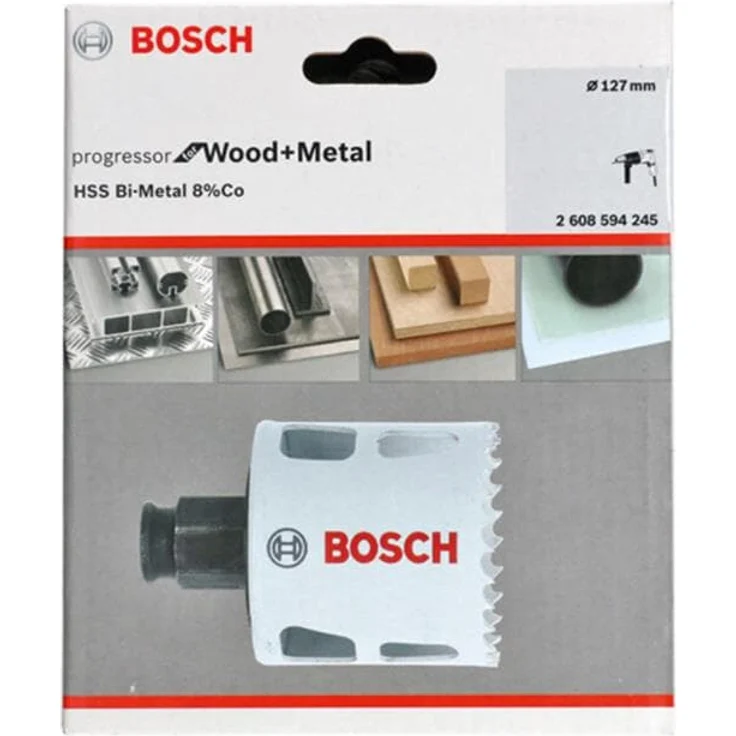 Bosch Professional Lochsäge Progressor for Wood & Metal (Holz und Metall, Ø 127 mm, Zubehör Bohrmaschine) – Bild 1