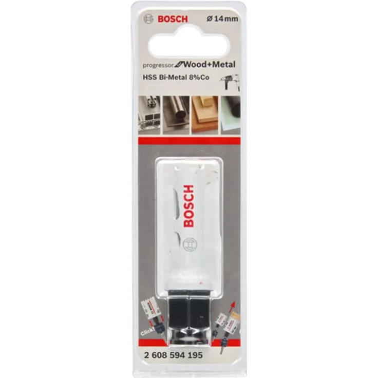 Bosch Professional Lochsäge Progressor for Wood & Metal (Holz und Metall, Ø 14 mm, Zubehör Bohrmaschine) – Bild 1
