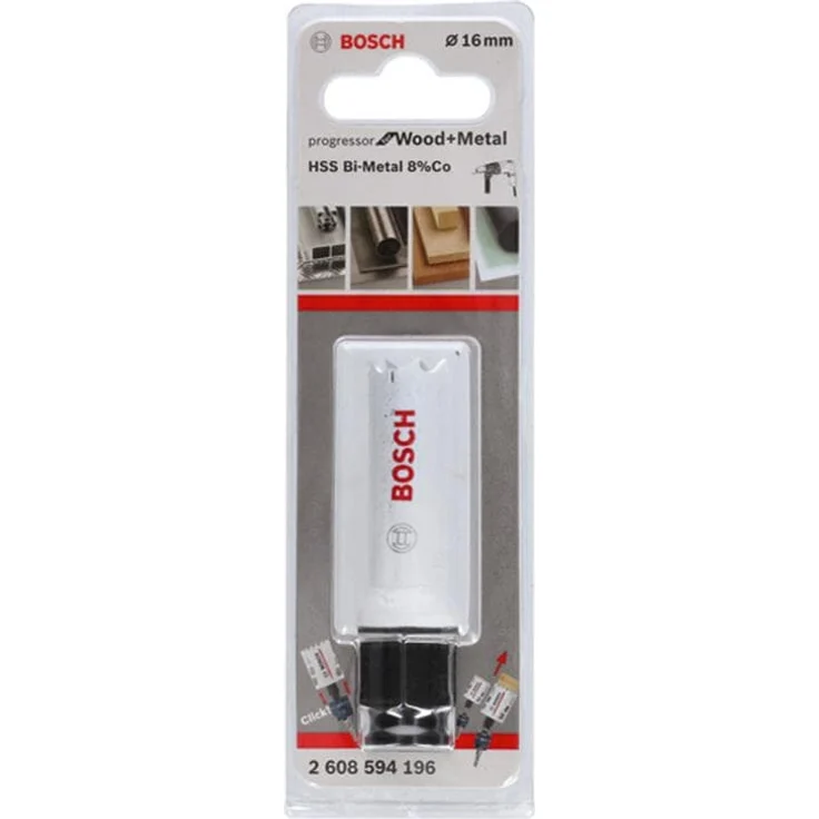 Bosch Professional Lochsäge Progressor for Wood & Metal (Holz und Metall, Ø 16 mm, Zubehör Bohrmaschine) – Bild 1