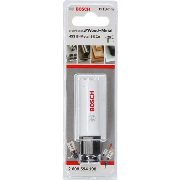 Bosch Professional Lochsäge Progressor for Wood & Metal (Holz und Metall, Ø 19 mm, Zubehör Bohrmaschine) – Bild 1