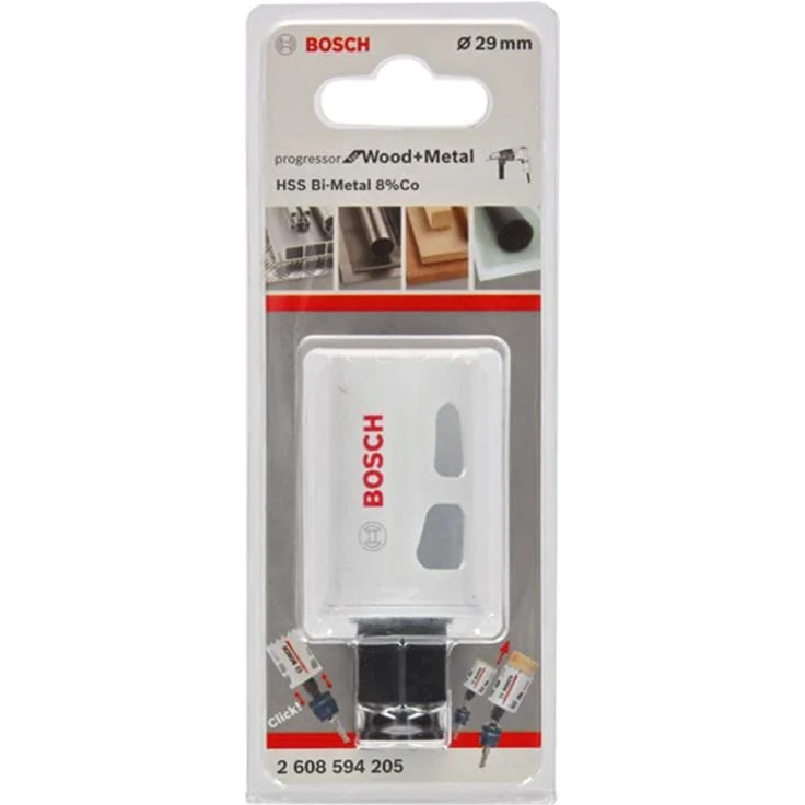 Bosch Professional Lochsäge Progressor for Wood & Metal (Holz und Metall, Ø 29 mm, Zubehör Bohrmaschine) – Bild 1