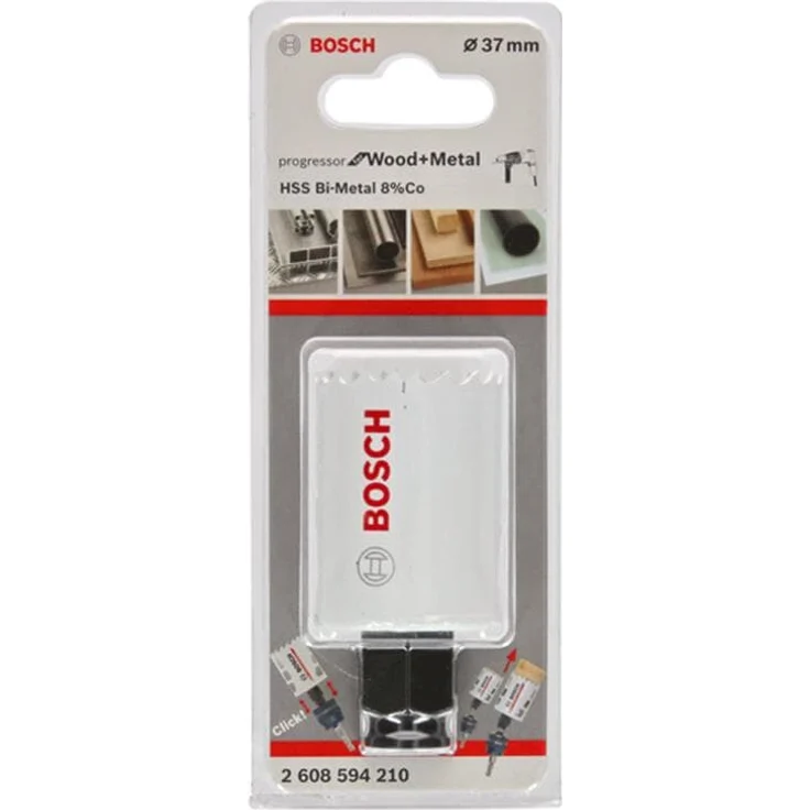 Bosch Professional Lochsäge Progressor for Wood & Metal (Holz und Metall, Ø 37 mm, Zubehör Bohrmaschine) – Bild 1