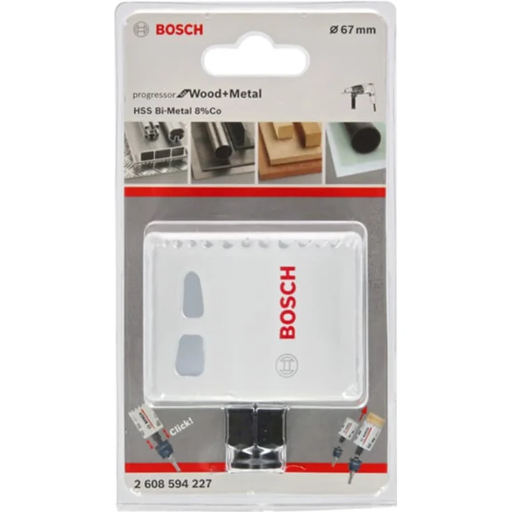 Bosch Professional Lochsäge Progressor for Wood & Metal (Holz und Metall, Ø 67 mm, Zubehör Bohrmaschine) – Bild 1