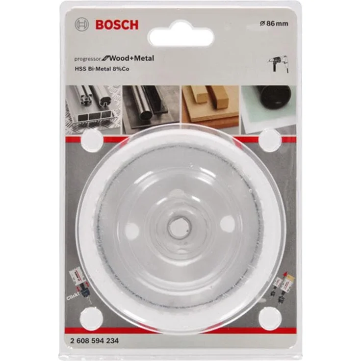 Bosch Professional Lochsäge Progressor for Wood & Metal (Holz und Metall, Ø 86 mm, Zubehör Bohrmaschine) – Bild 1