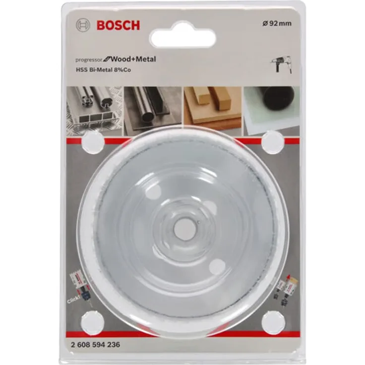 Bosch Professional Lochsäge Progressor for Wood & Metal (Holz und Metall, Ø 92 mm, Zubehör Bohrmaschine) - Preisvergleich