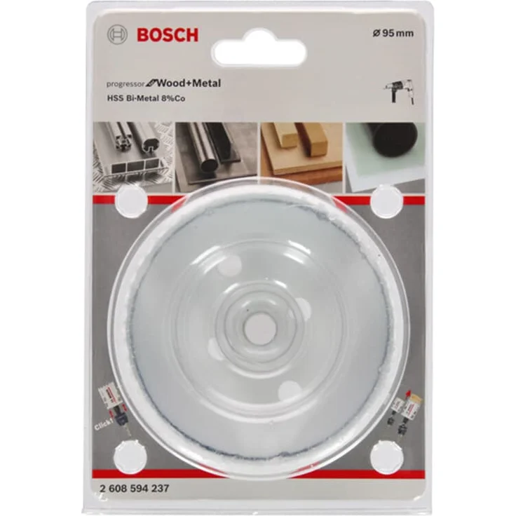 Bosch Professional Lochsäge Progressor for Wood & Metal (Holz und Metall, Ø 95 mm, Zubehör Bohrmaschine) – Bild 1