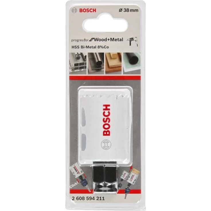 Bosch Professional Lochsäge Progressor for Wood & Metal (Holz und Metall, Ø 38 mm, Zubehör Bohrmaschine) – Bild 1