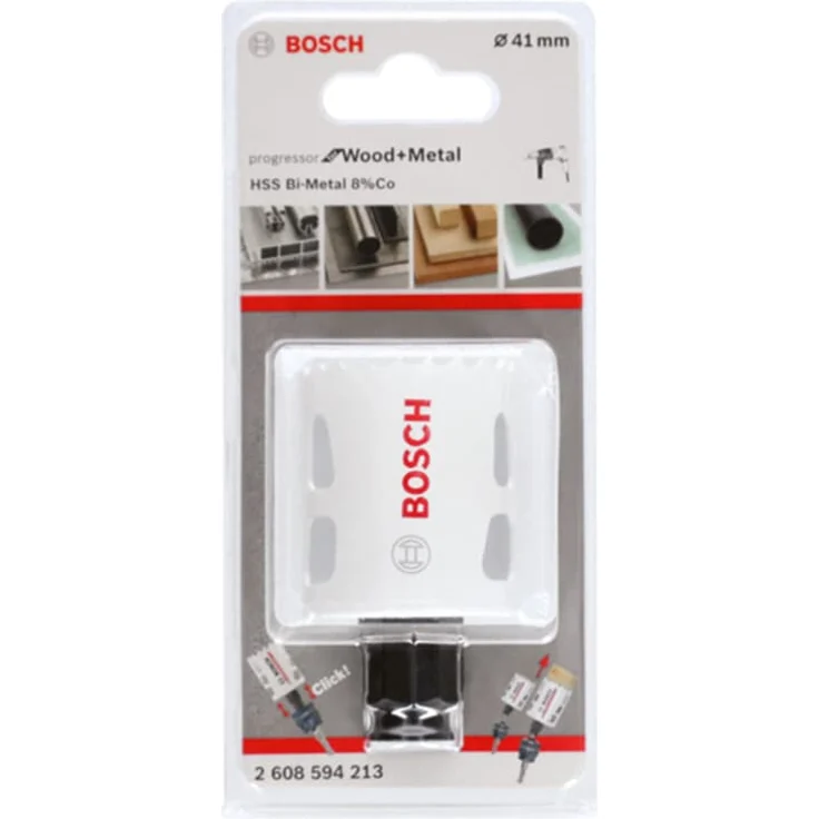 Bosch Professional Lochsäge Progressor for Wood & Metal (Holz und Metall, Ø 41 mm, Zubehör Bohrmaschine) – Bild 1