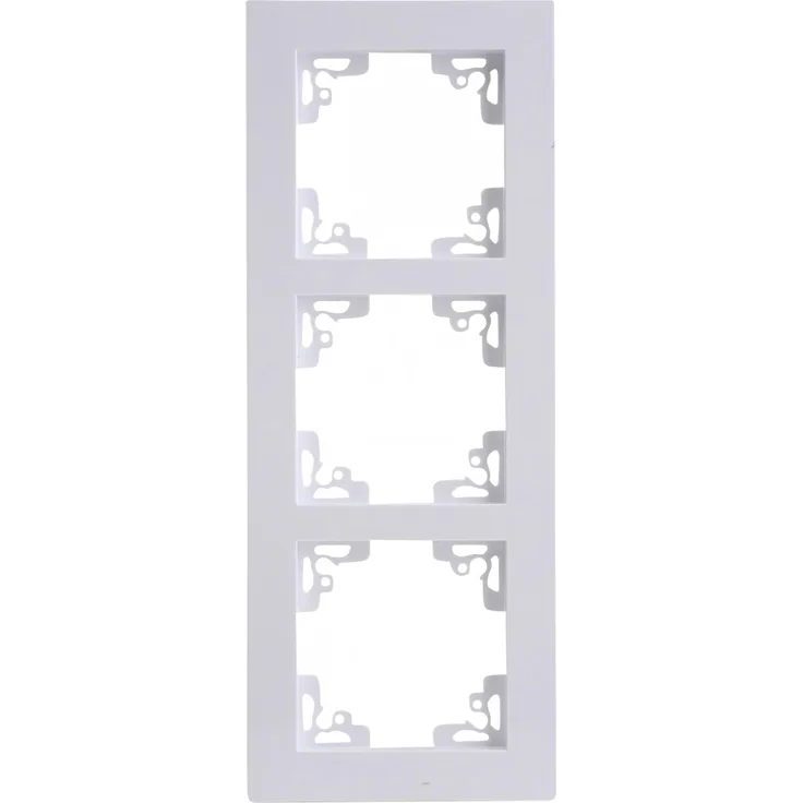 Unitec Abdeckrahmen 3-fach Melbourne S702 ultraweiß