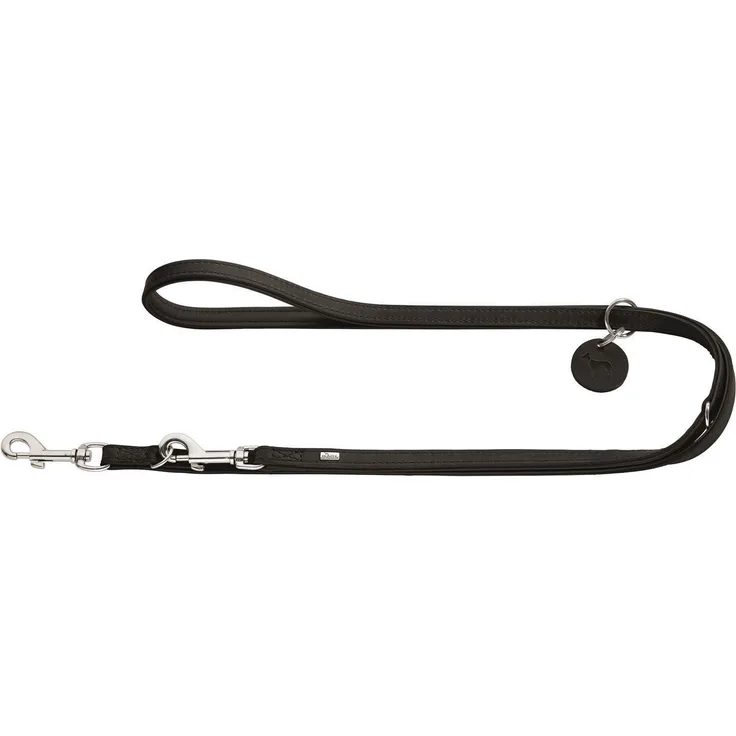 Hunter Hunde-Leine verstellbar Comfort schwarz 20-200