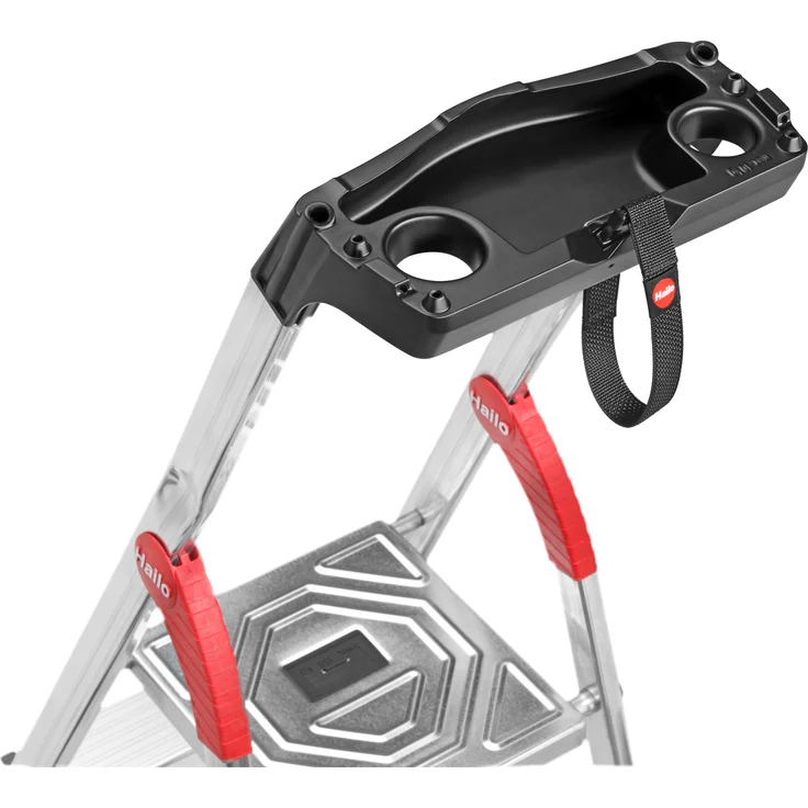 Hailo L80 ComfortLine, Alu-Sicherheits-Stehleiter, 8 Stufen – Bild 3