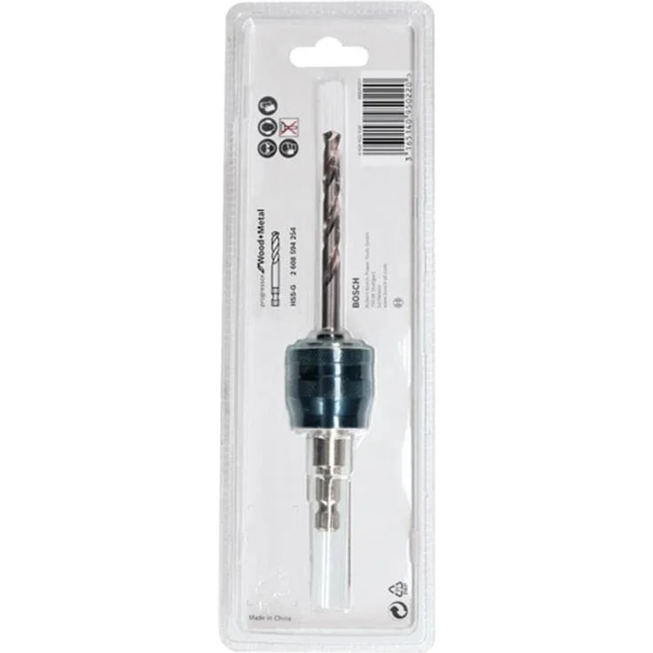 Bosch Professional Power Change Plus Adapter (Aufnahme 3-8?, inkl. Bohrer 7,15 x 105 mm, Zubehör Lochsäge) – Bild 3