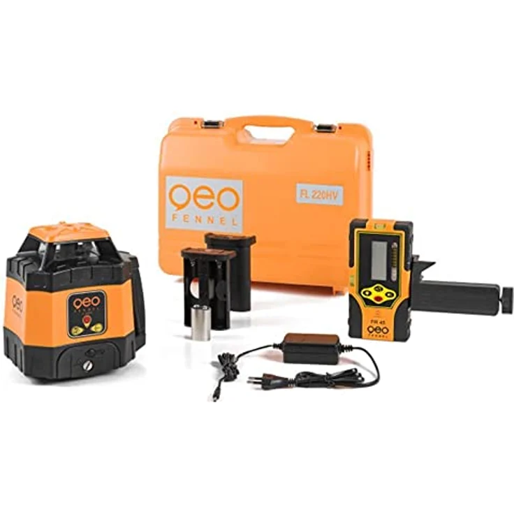 geo-FENNEL FL 220HV, selbstnivellierender Horizontal-/Vertikallaser inkl. Empfänger FR 45, IP 54, Arbeitsbereich 400 m – Bild 2