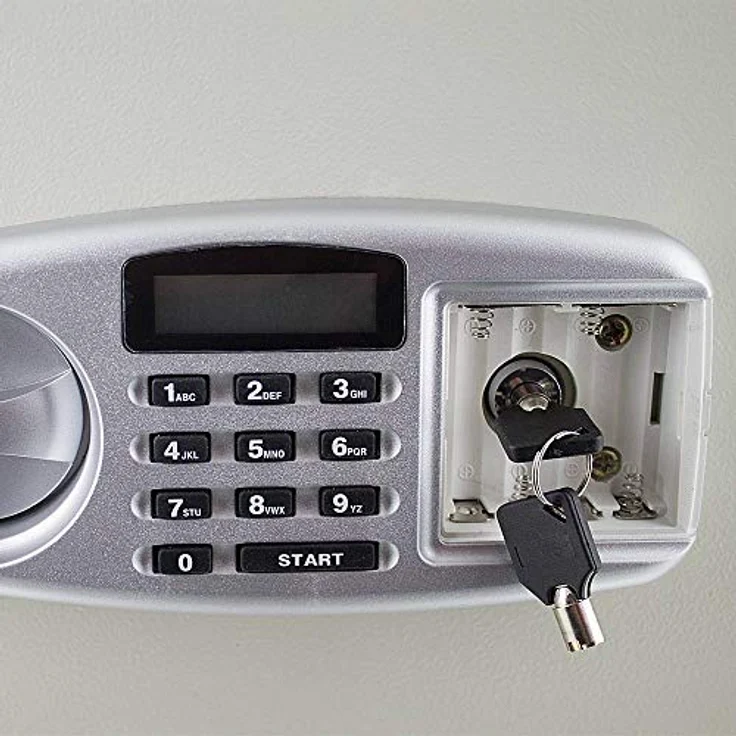Safe Tresor Möbeltresor Wandtresor Aktentresor Geldschrank Maße(B-H-T): 350 mm x 520 mm x 360 mm - Türstärke: 4 mm lichtgrau – Bild 6