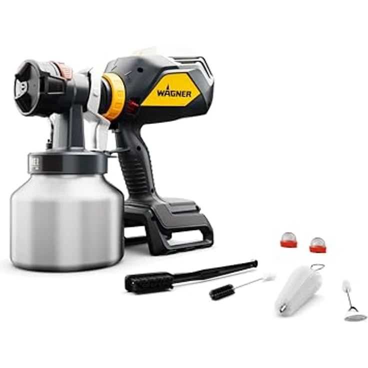 WAGNER FinishControl 4000 18V FineSpray, mobiles XVLP Akku-Farbsprühsystem mit 1,8 mm Runddüse und variabler Materialregulierung – Bild 1