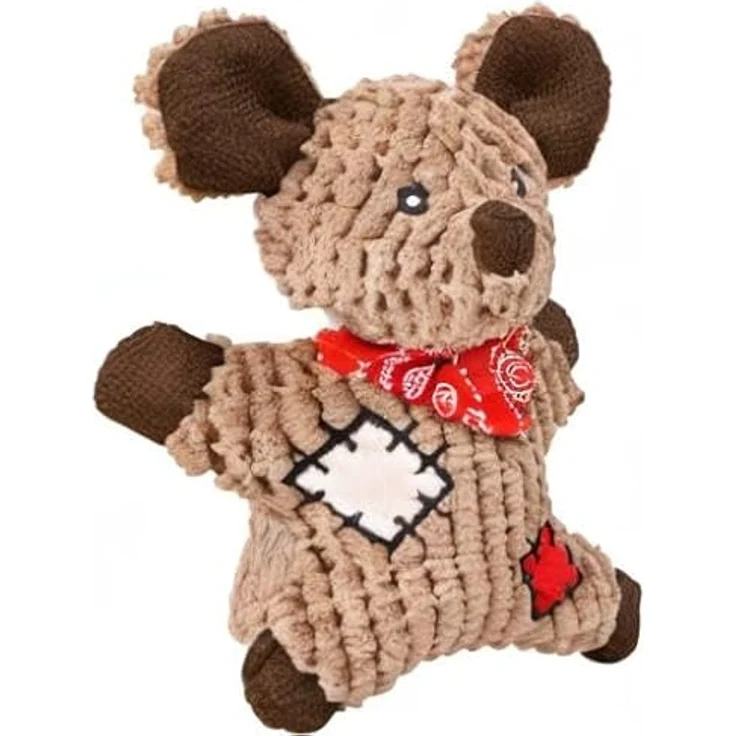 Trixie Maus mit Flicken, Stoff Jute 19 cm – Bild 2