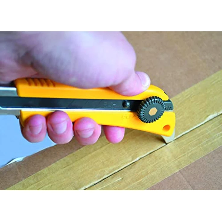 Olfa Cuttermesser Breite 18mm mit Feststellrad mit Farbdoenöffner - 489613 – Bild 4