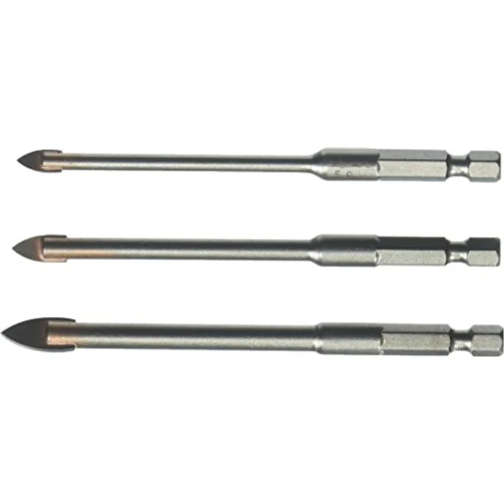 ALPEN Bohrer-Kassetten Set Profi Glas ATM 3, 3-teiliges Set mit Spezialbohrern Ø 5,00-8,00 mm für Glas, Porzellan und Fliesen – Bild 1