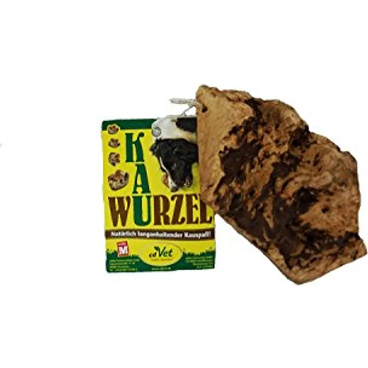cdVet Naturprodukte Kauwurzel M - Hund - Spielzeug - Entspannung + Stressbewältigung - Zahnpflege - gesundes Zahnfleisch + Zähne - Spiel + Spaß - fettlos + antiallergen - 100% Natur -