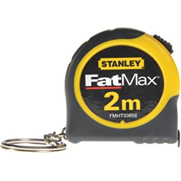 Stanley FMHT1-33856 FatMax® Schlüsselanhänger-Messgerät, 2m Bandlänge, hochbeständiges ABS-Gehäuse mit Gummierung – Bild 2