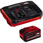 Original Einhell Starter Kit 4-6 Ah Akku und Boostcharger Power X-Change (Li-Ion, 18 V, 60 min Ladezeit, passend für alle Power X-Change Geräte)