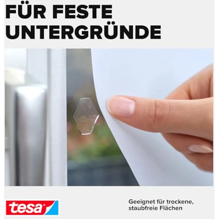 tesa Tack doppelseitige Klebepads, transparent, 72 Pads - Preisvergleich – Bild 5