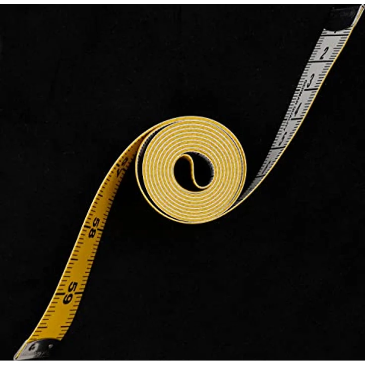 Schneidermaßband, universal Maßband mit 150 cm Gesamtlänge, 2 Pack, 2 in 1 Maßband mit CM und INCH Skalierung, Ausmessung von Kleidung, Körper-Fett, Rollmaßband, Messband, aus Glasfieber Kunststoff – Bild 8