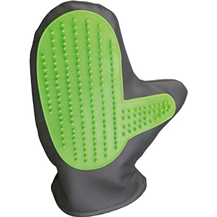 Trixie 6290 Kleintier Fellpflege-Handschuh, 11 × 21 cm, grün