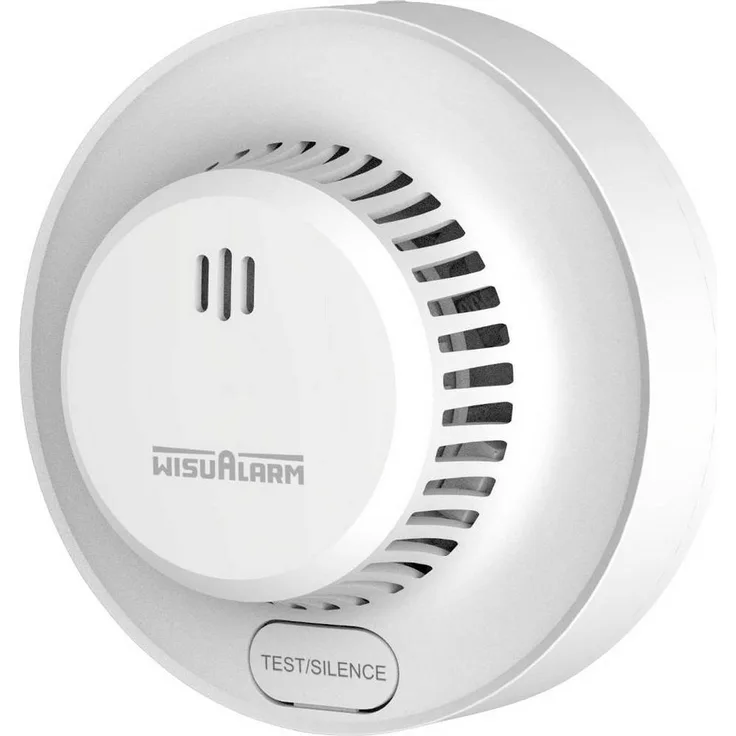 cemon Wisualarm DHI-HY-SA13A, Autarker Rauchwarnmelder mit 10 Jahres-Batterie, für Räume bis 40 m²