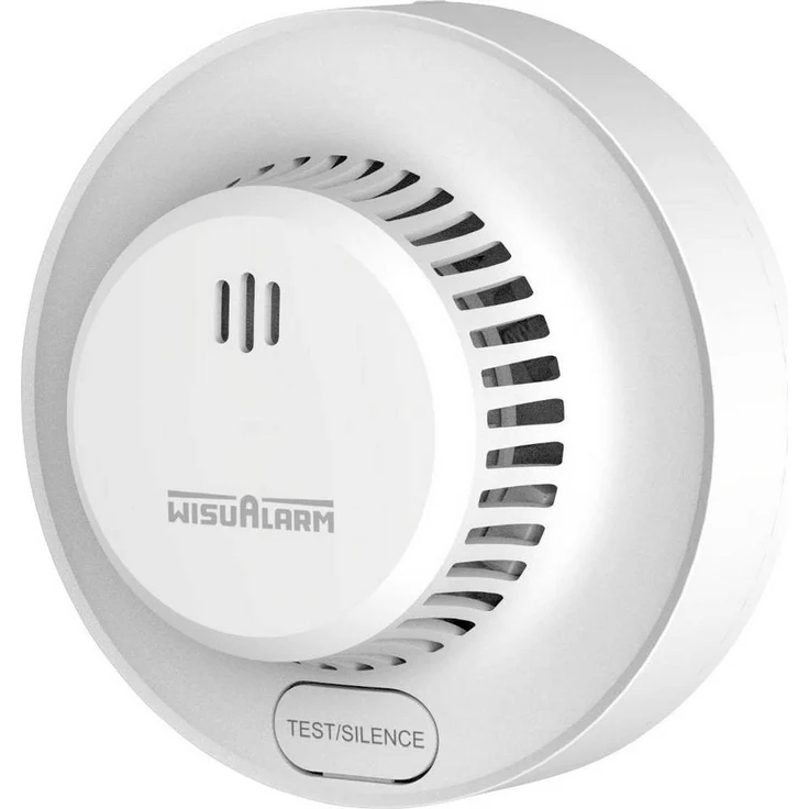cemon Wisualarm DHI-HY-SA13A, Autarker Rauchwarnmelder mit 10 Jahres-Batterie, für Räume bis 40 m²