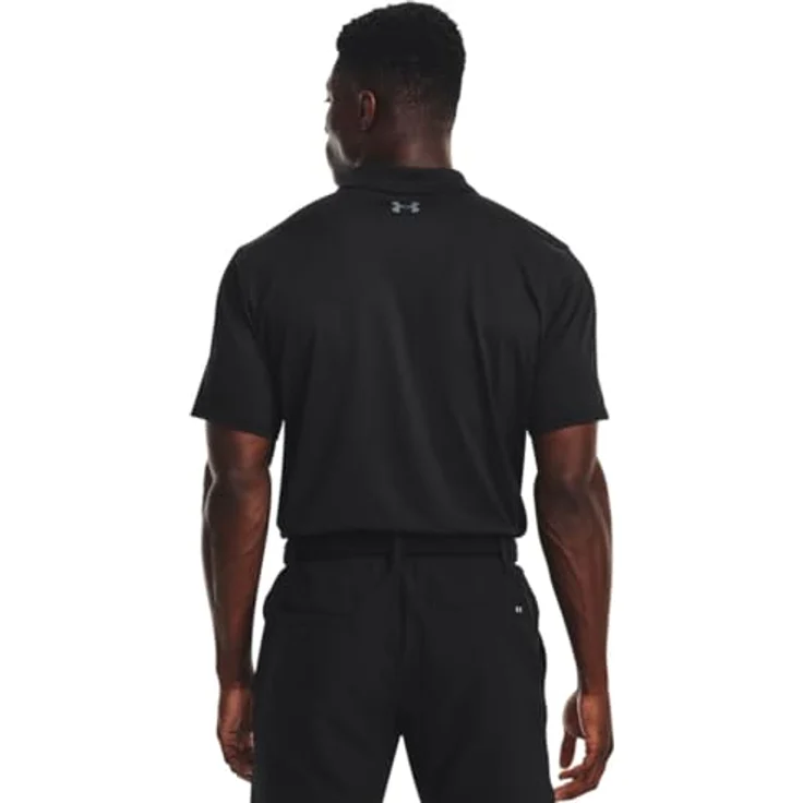 Under Armour® Poloshirt UA PERFORMANCE 3.0 POLO, 4-Way-Stretchstoff, Sonnenschutz UPF 40, schwarz – Bild 3