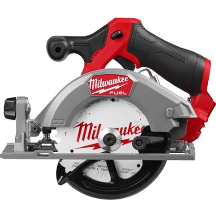 Milwaukee M12 FUEL Kompaktkreissäge M12 FCS442-0, 46 mm Schnitttiefe mit Magnesiumsohle, LED-Beleuchtung und DEK26 Staubabsaugadapter – Bild 1