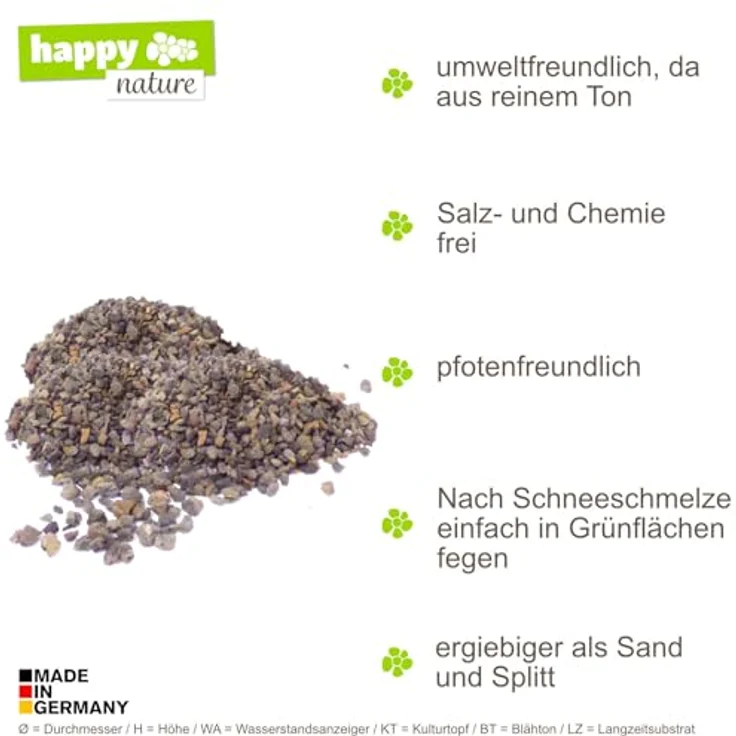 FIBOSTREU Blähton umweltfreundliches Winter-Streumittel ohne Salz, 50 Liter (Die Umweltschonende Alternativen zu Streusalz) – Bild 3