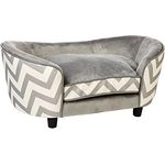 Enchanted Home Pet Snuggle Haustier-Sofa, 66,5 x 40,6 cm, Grau