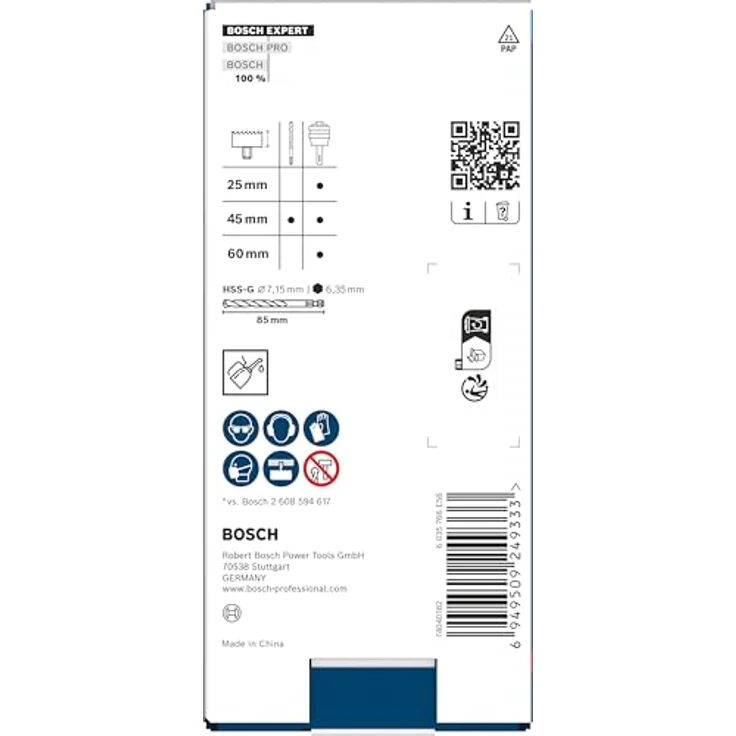 Bosch Accessories 2608902035, Aufnahmeschaft für Lochsägen mit Quick Change-System für schnellen Wechsel von Zentrierbohrern – Bild 3