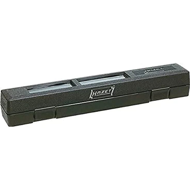 HAZET Safe Box 6060BX-8, Werkzeugkoffer aus robustem Kunststoff mit Sichtfenster, schwarz, ideal für Drehmomentschlüssel – Bild 2