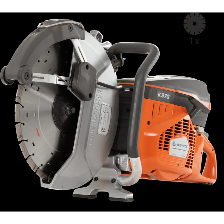 Husqvarna K 970 III 16" Smartguard, Handkreissäge mit Diamantblatt S45 Vari, sicherer Trennschneider für anspruchsvolle Einsätze