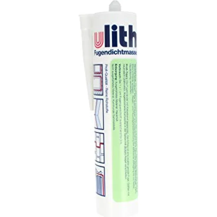 Ulith Acryl Kartusche, überstreichbar, weiß, 300ml, wetter- und UV-beständig, dauerelastisch
