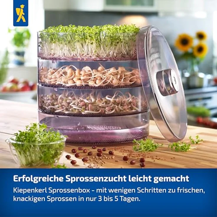 Kiepenkerl Kiepenkerl Keimsprossenbox Profi-Line - Preisvergleich – Bild 3