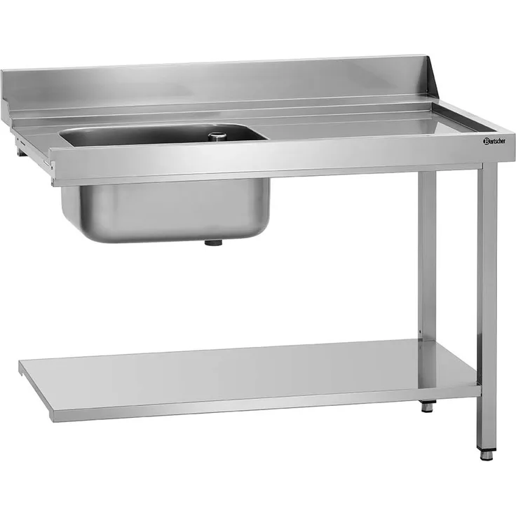 Bartscher Vorabräumung DS-R1B, 1,2 m breit, rechtsseitiger Anbau, mit Spüle