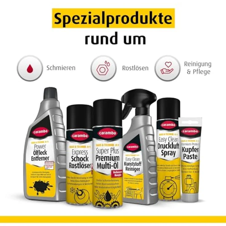 Caramba Power Ölfleck Entferner (1 l) – starkes Reinigungsmittel gegen Ölflecken – mühelose Reinigung von Garagenboden, Auffahrt, Gehweg und mehr – Bild 5