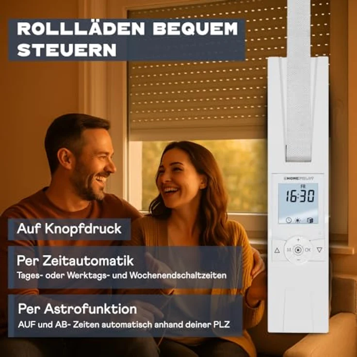 HOMEPILOT Home Pilot - Power Version, Premium Gurtwickler für schwere Rollläden bis 60 kg, automatisierte Steuerung, made in Germany – Bild 2