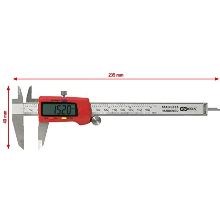 KS Tools 300.0532 Digital-Messschieber 0-150 mm – Bild 3