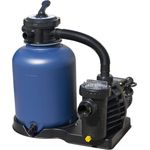 Waterman Sandfilteranlage 300mm, Komplett-Set mit Aqua Plus 4 Pumpe und 6-Wege-Ventil für Pools bis 20 m³