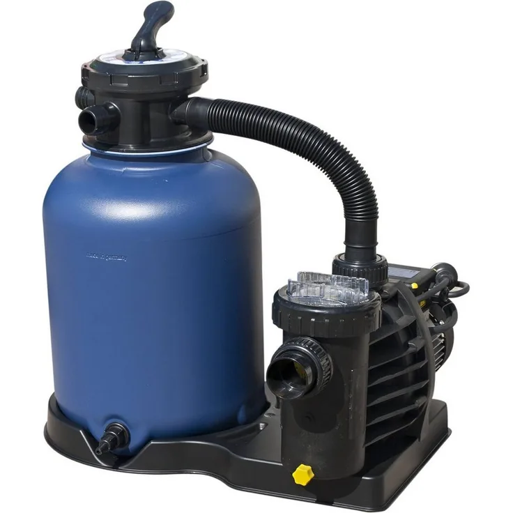 Waterman Sandfilteranlage 300mm, Komplett-Set mit Aqua Plus 4 Pumpe und 6-Wege-Ventil für Pools bis 20 m³