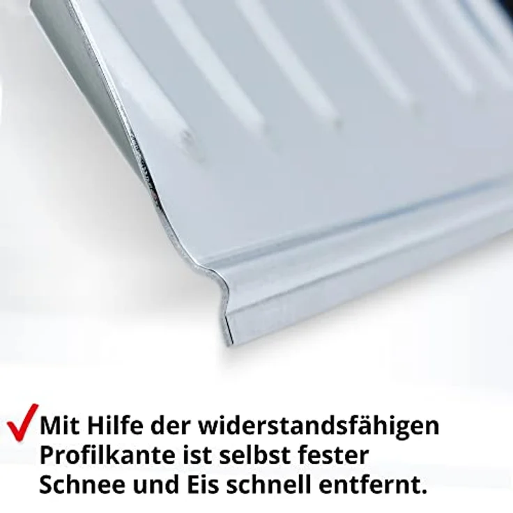 HECHT Schneeschaufel 465 AL, Aluminium Schneeschieber mit 46 cm Arbeitsbreite und ergonomischem Griff – Bild 5
